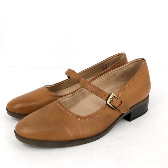 Soul Naturalizer Womens Ramona Mary Jane Flats US 11 Wide EU 42 Brown NIB - Picture 4 of 10